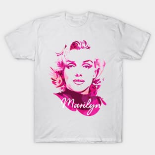 Marilyn Monroe Negative Space T-Shirt